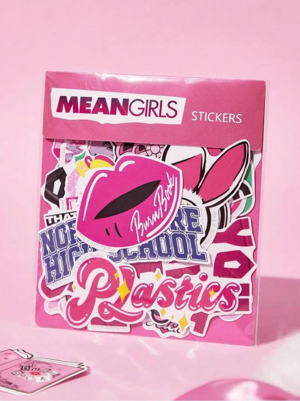 Macy's Pink Graphic Sticker Pack